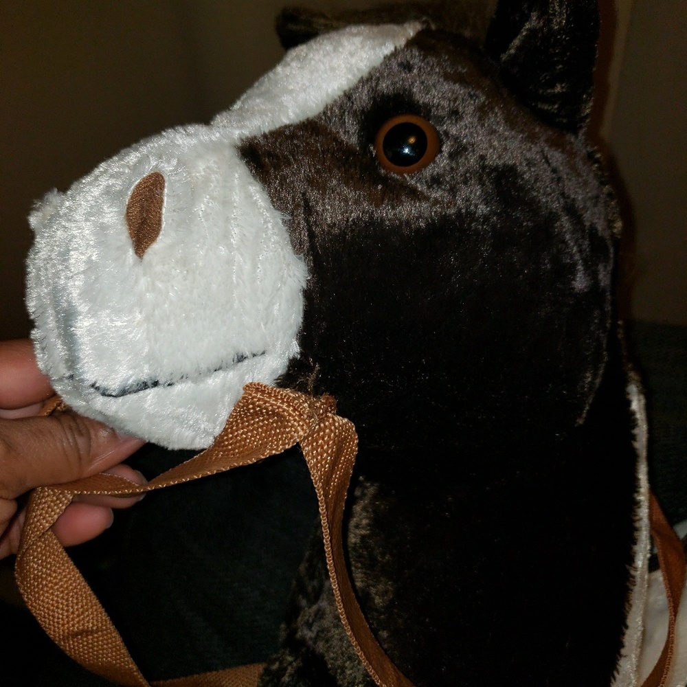 Playful Plush Horse Costume